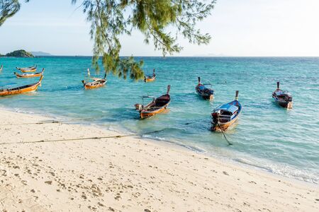 Sea Bright, beautiful at tropical island the Andaman crystal Sea, of Koh Lipe, Thailandの写真素材