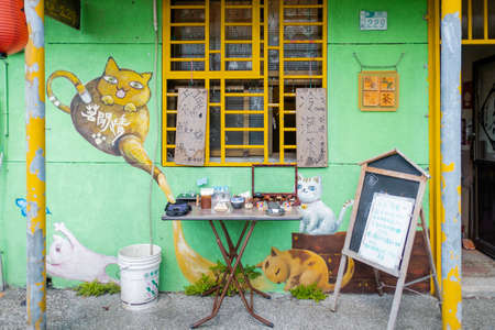 Taipei, Taiwan - Scenery of Houtong cat village in Taipei, Taiwan. on Oct 5, 2019のeditorial素材