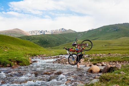 mountain bikeのeditorial素材