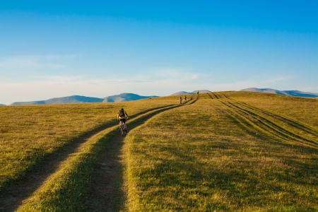 mountain bikeの写真素材