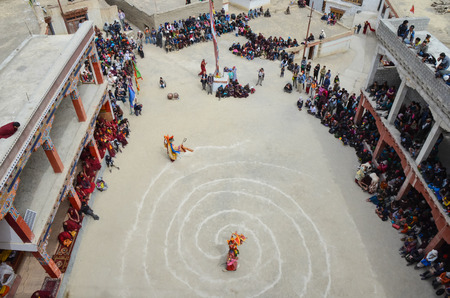 Symbolism of Tibetan Buddhism, different things and interiorsのeditorial素材