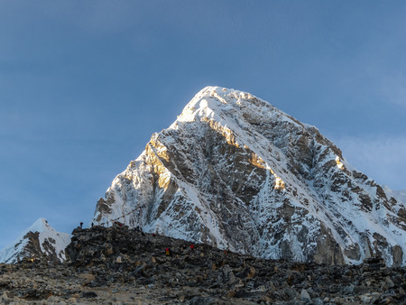 The highest mountain in the world, Everest and Himalaya neighborhoodの写真素材
