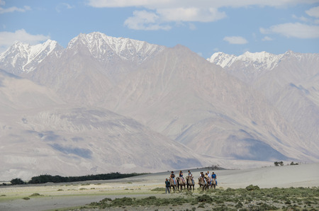 Tibetan alpine desertのeditorial素材