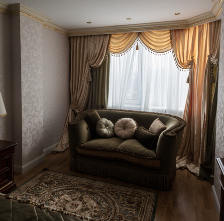 Rich and luxurious interior penthouseのeditorial素材