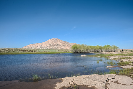 amazing beauty of small lakes cavities crustalの写真素材
