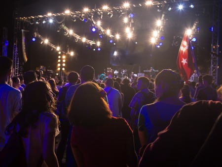 Cosmos Village, Almaty Province, Kazakhstan - 16 August 2015: The festival of ethnic music Forey, a...