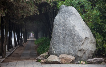 The Million Years Stone Park. Shaulin. Chinaの写真素材