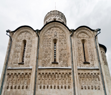 The Cathedral of Saint Demetrius in the ancient city of Vladimir, Russiaの写真素材