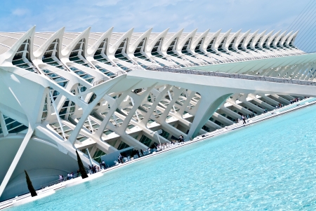 Valencia, Spain -   Museu de les Ciencies Principe Felipe  Prince Felipe Science Museum    のeditorial素材