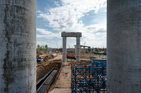 Supports for the elevated roadのeditorial素材