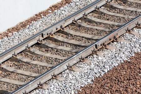 The track on a railwayの写真素材