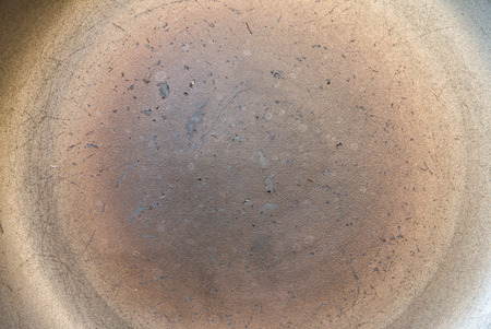 Closeup of burning and peeling of the metal panの写真素材