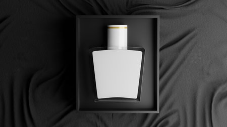 3d render of cosmetic for mockup brandingの写真素材