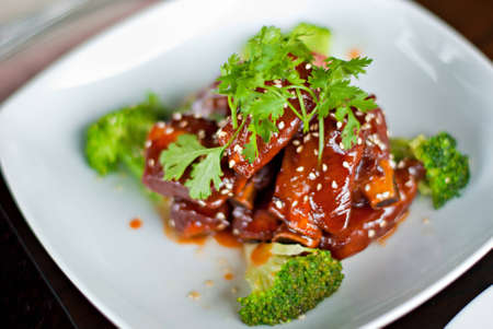 Pork rib in thailandの写真素材