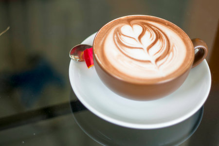 hot chocolate artの写真素材