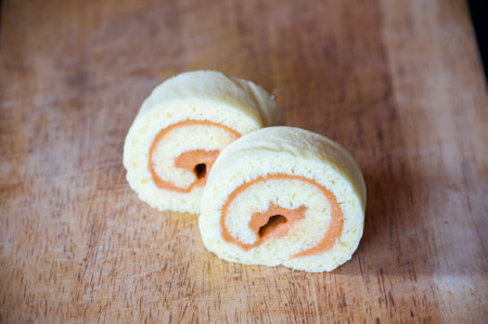 cake rollの写真素材