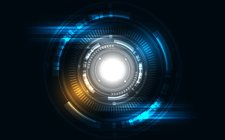Abstract technology background Hi-tech communication concept innovation background vector illustrationのイラスト素材