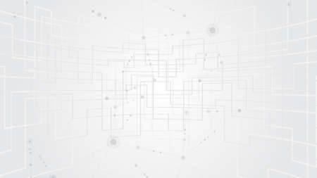 Technology background circuit board Hi-tech communication concept innovation abstract background vector illustrationのイラスト素材