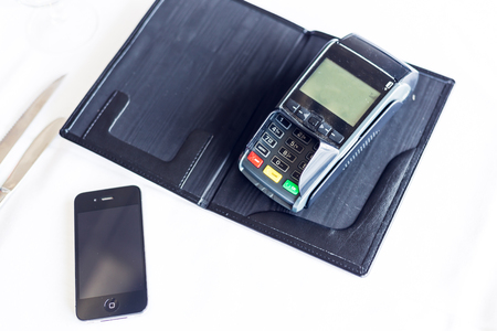 Mobile payment, also referred to as mobile money, mobile money transfer, and mobile wallet generally refer to payment services operated under financial regulation and performed from or via a mobile device.の写真素材