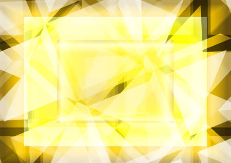 Golden polygon background. Vector illustratorのイラスト素材