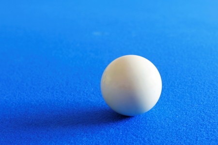 Pool white ball in living room