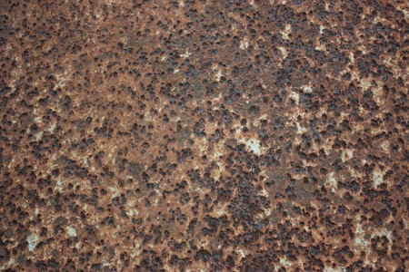 old metal rusty in brown color background