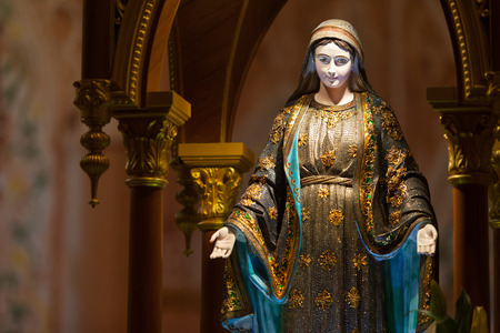 Virgin Mary Statue at Catholic Church