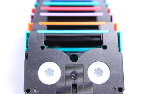 Colorful Mini DV Tapes