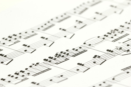 Musical Script Paperの写真素材
