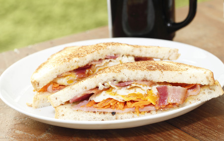 BLT on Dishの写真素材