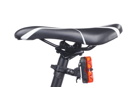 Bicycle Seat in White backgroundの写真素材