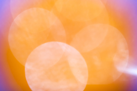 Orange big bokeh Blur backgroundの写真素材