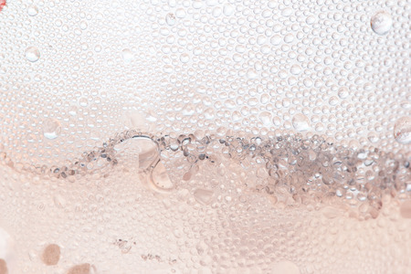Pink Water condensation Closeup shot