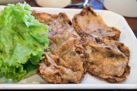 Fried Fish Cake in Vietnamese styleの写真素材