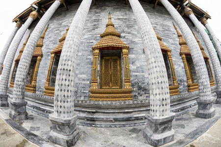 Wat Ratchapradit Temple famous place of Bangkokの写真素材