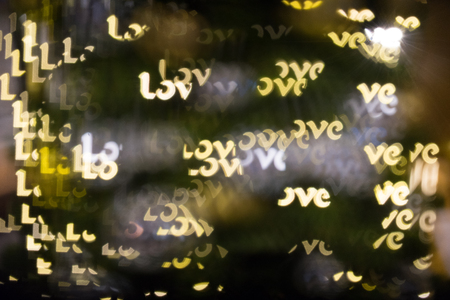 Love bokeh texture backgroundの写真素材