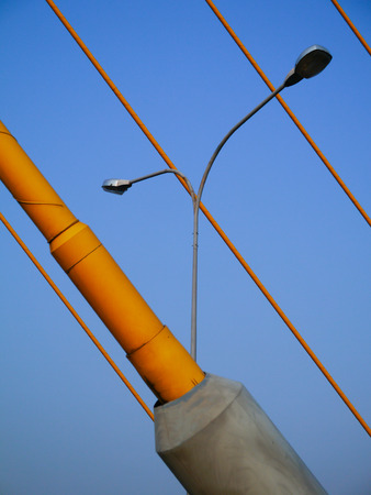 Cable and Lampの写真素材