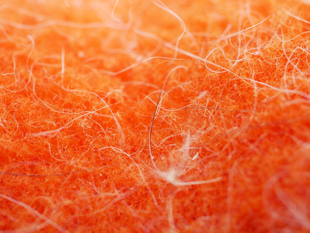 close up orange fiber backgroundの写真素材