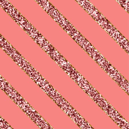 Pink glitter texture with stripesのイラスト素材