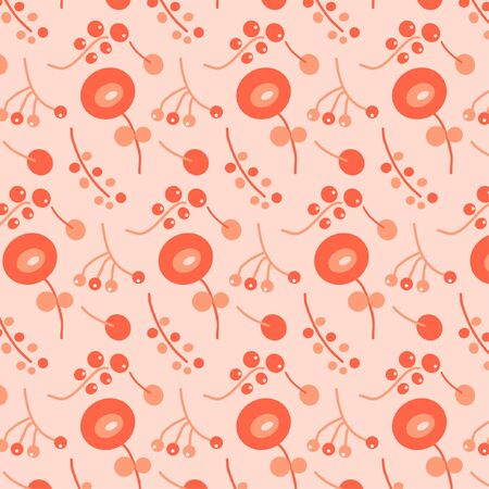Flowers pattern vectorのイラスト素材