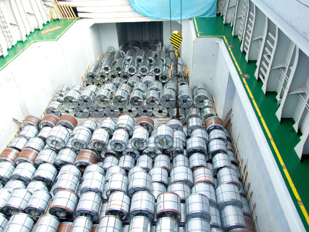 Stowage vertical coilの写真素材