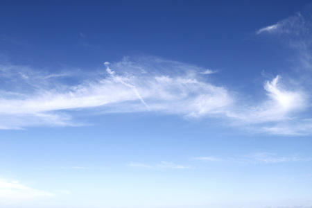 The sculpture of the sky in summerの写真素材