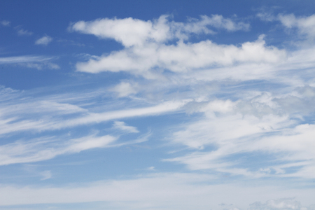 The blue sky seasonably in Thailandの写真素材