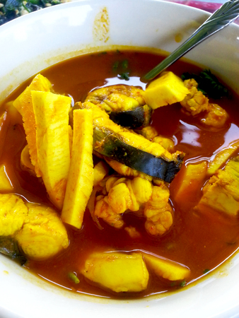 Sour soup made of tamrind pasteの写真素材