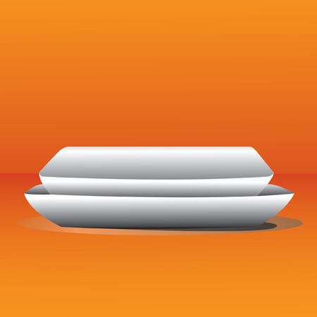 Empty plateのイラスト素材