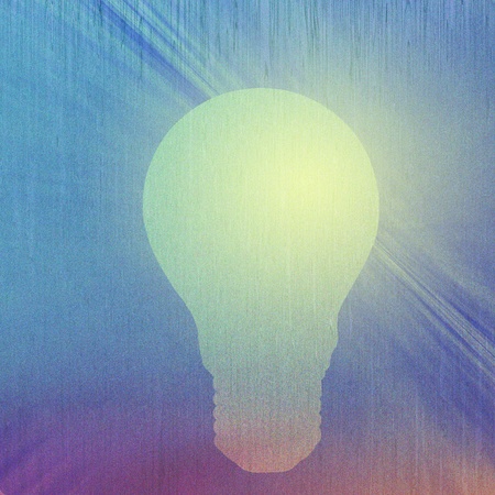 abstract  light bulb の写真素材
