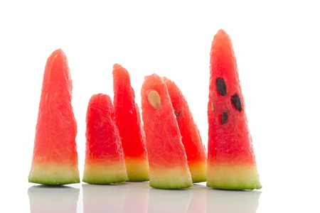 watermelon slice isolatedの写真素材