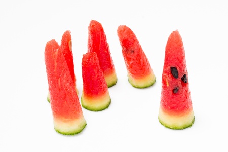 watermelon slice isolatedの写真素材