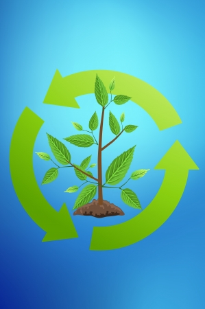 recycle, save worldの写真素材