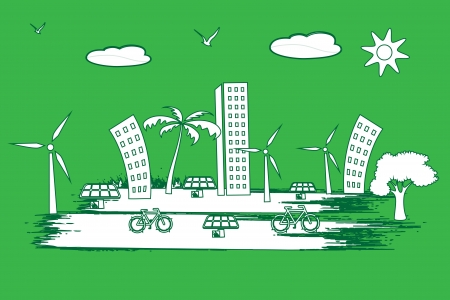 Green city の写真素材